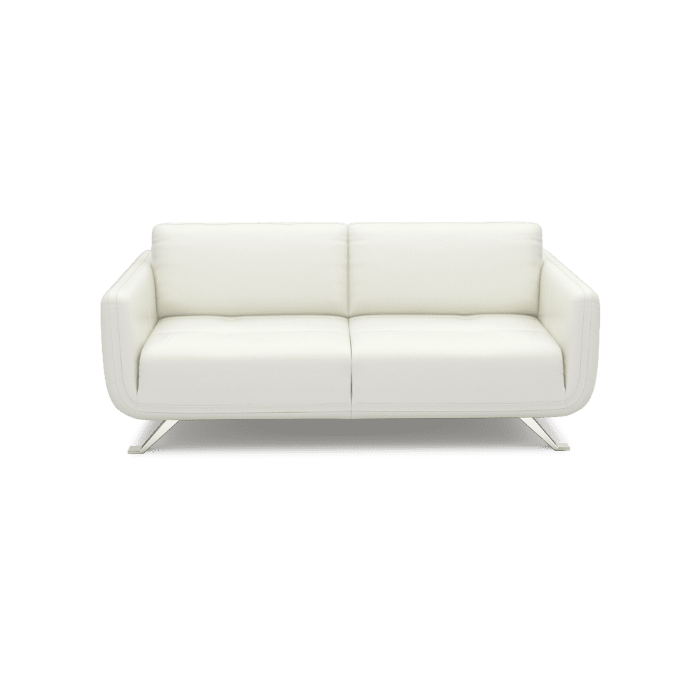 DIXON - Push Back Fabric / Leather Sofa (3-seater)