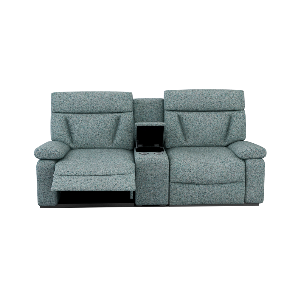 ELDRO – Recliner Sofa with Storage & Cup Holders (2 Seater)