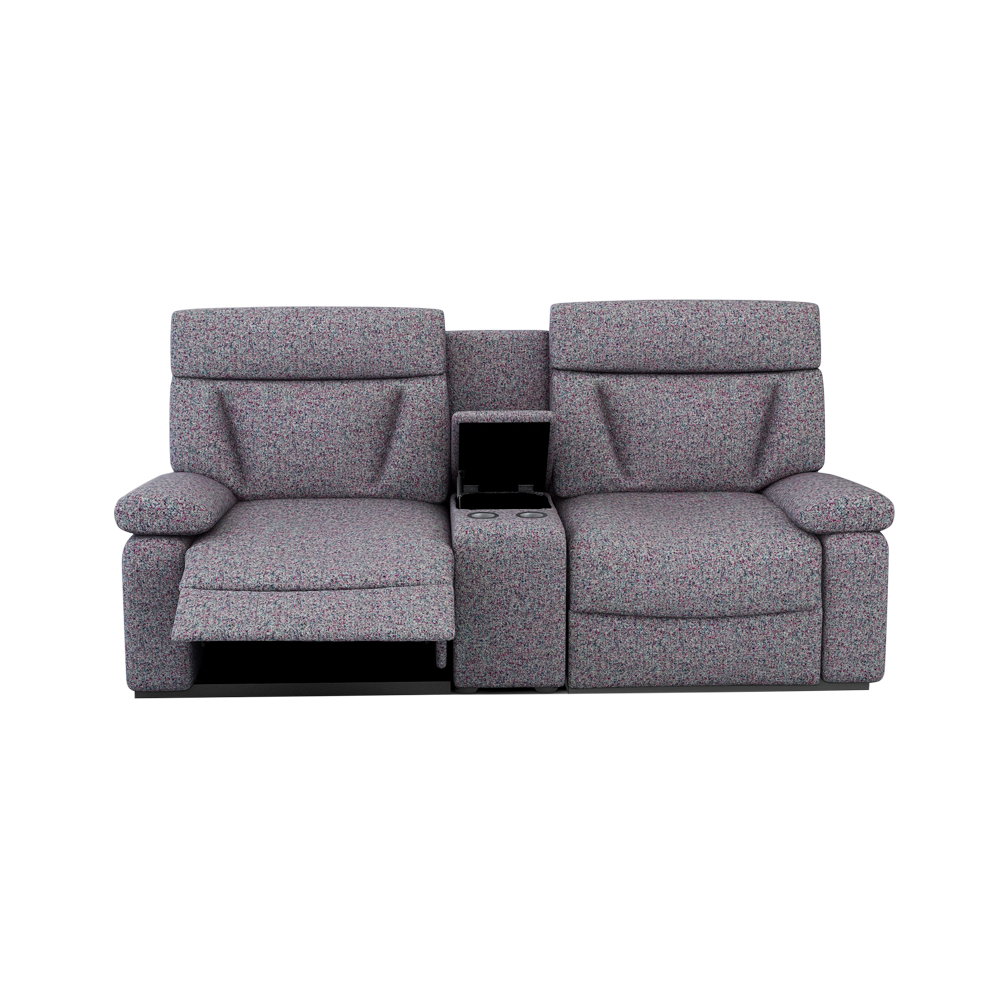 ELDRO – Recliner Sofa with Storage & Cup Holders (2 Seater)