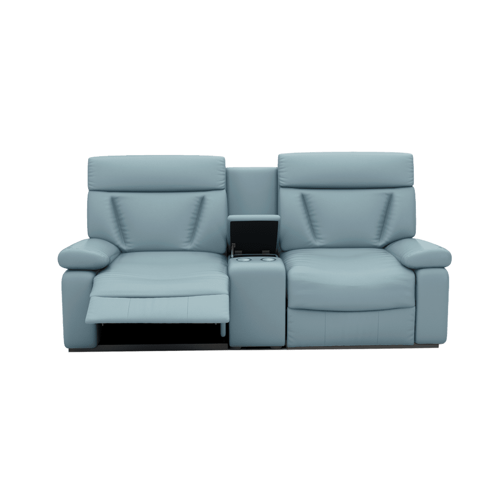 ELDRO – Recliner Sofa with Storage & Cup Holders (2 Seater)