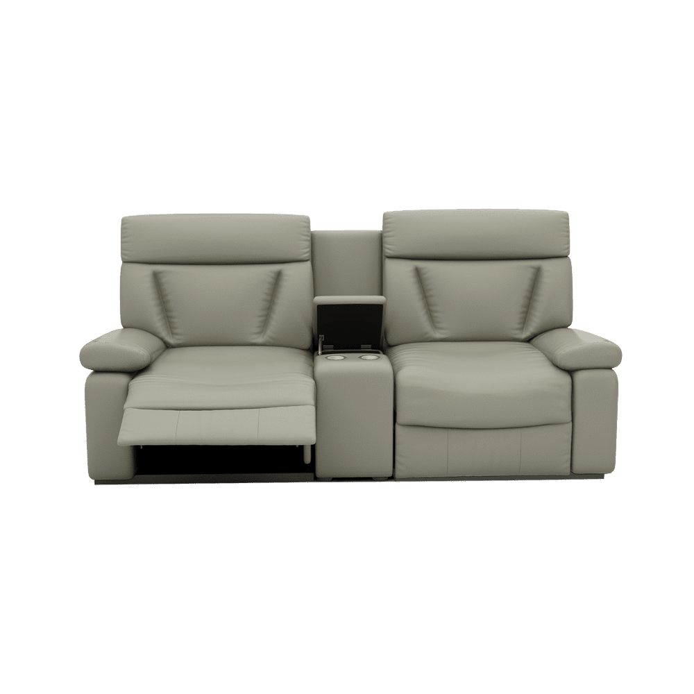 ELDRO – Recliner Sofa with Storage & Cup Holders (2 Seater)