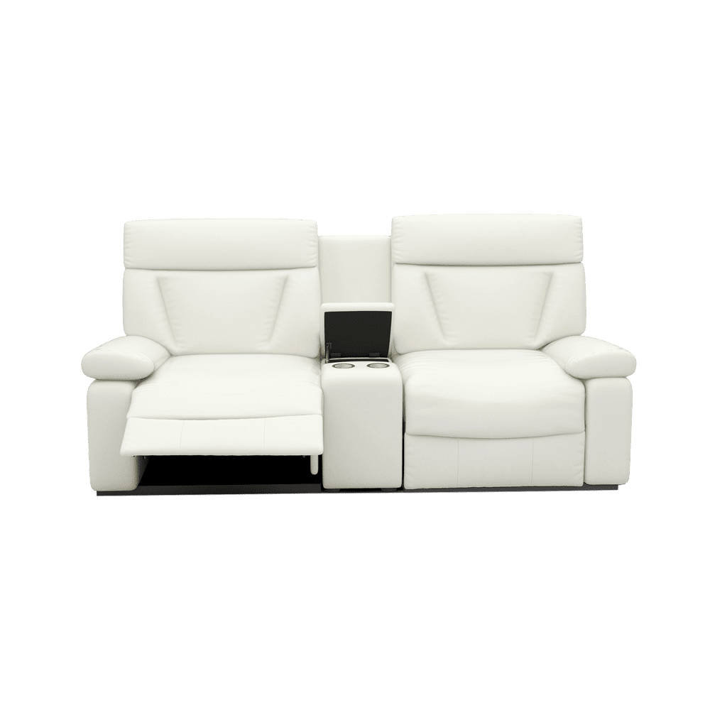 ELDRO – Recliner Sofa with Storage & Cup Holders (2 Seater)