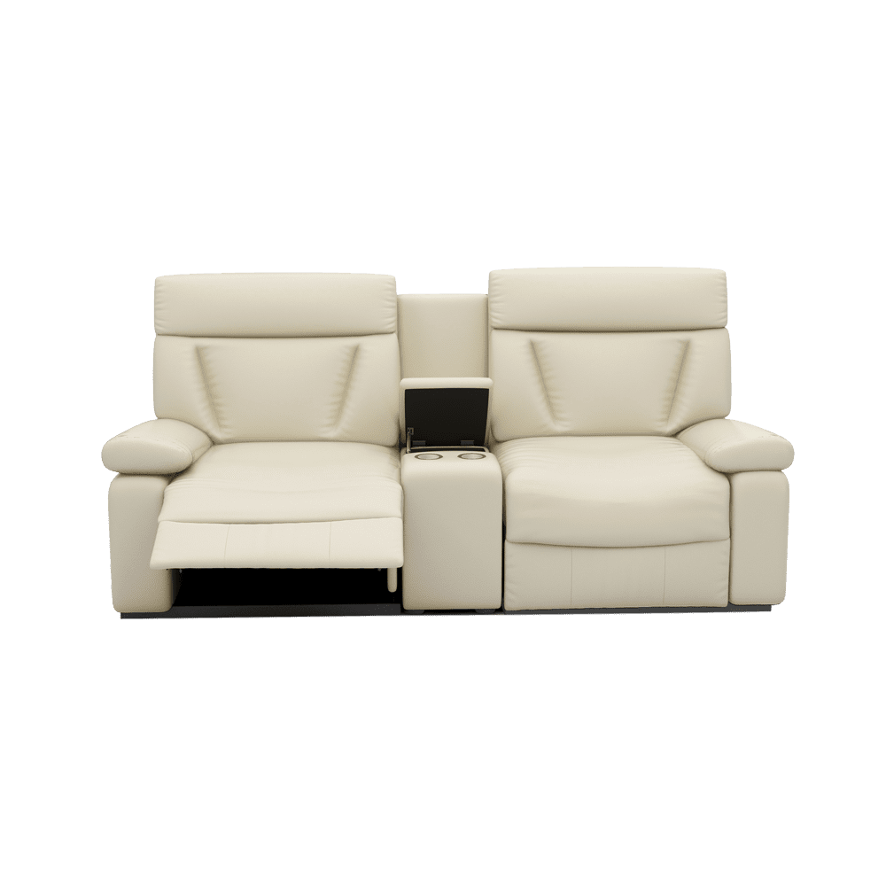 ELDRO – Recliner Sofa with Storage & Cup Holders (2 Seater)