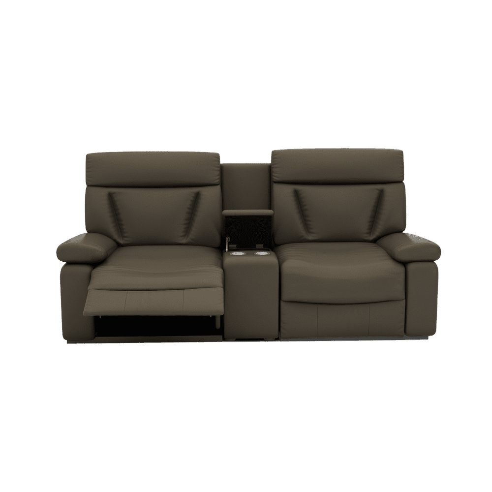 ELDRO – Recliner Sofa with Storage & Cup Holders (2 Seater)