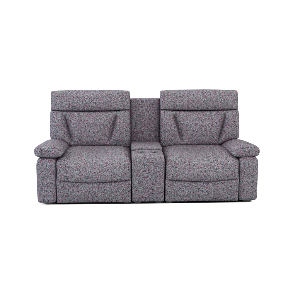 ELDRO – Recliner Sofa with Storage & Cup Holders (2 Seater)