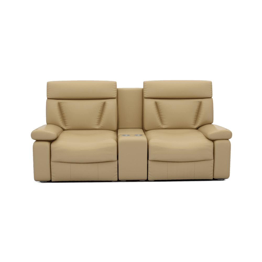 ELDRO – Recliner Sofa with Storage & Cup Holders (2 Seater)