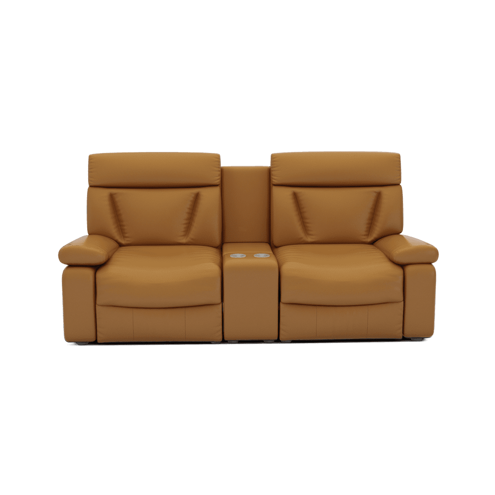 ELDRO – Recliner Sofa with Storage & Cup Holders (2 Seater)