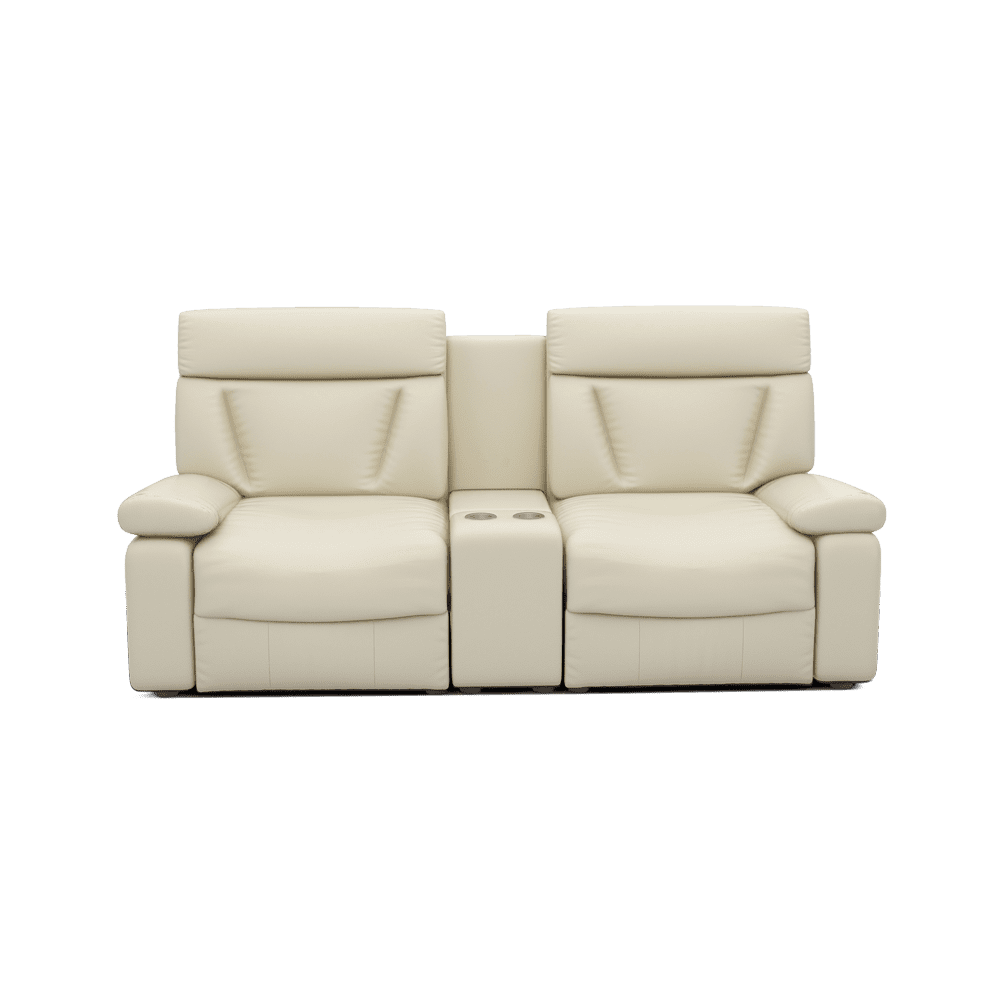 ELDRO – Recliner Sofa with Storage & Cup Holders (2 Seater)