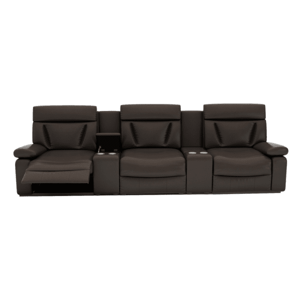 ELDRO – Recliner Sofa with Storage & Cup Holders (3 Seater)