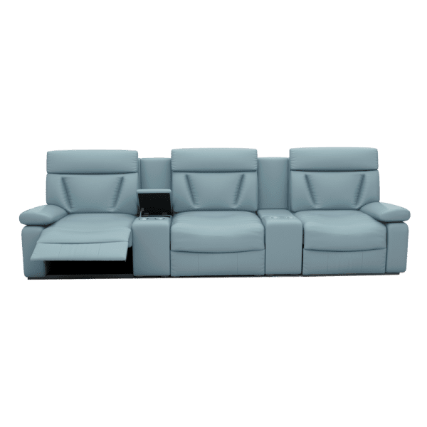 ELDRO – Recliner Sofa with Storage & Cup Holders (3 Seater)
