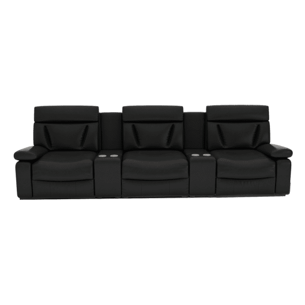 ELDRO – Recliner Sofa with Storage & Cup Holders (3 Seater)