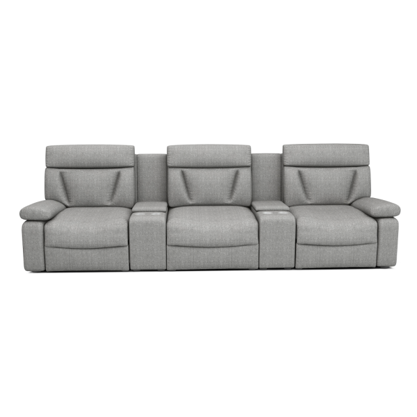 ELDRO – Recliner Sofa with Storage & Cup Holders (3 Seater)