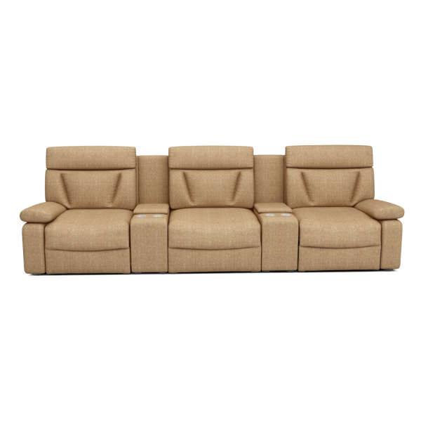 ELDRO – Recliner Sofa with Storage & Cup Holders (3 Seater)