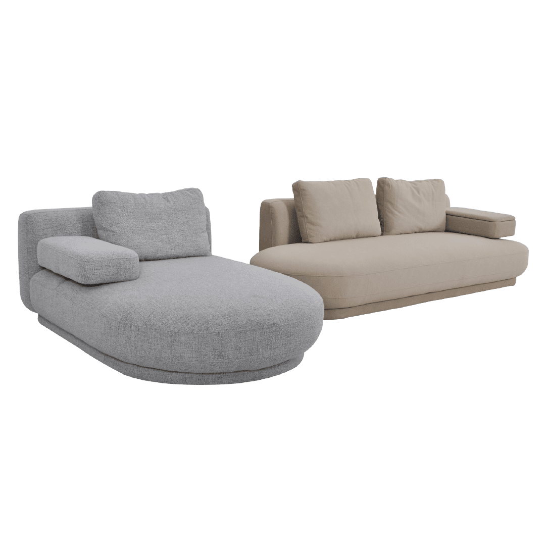SAVORA – Sculptural Sofa with Rounded Edges