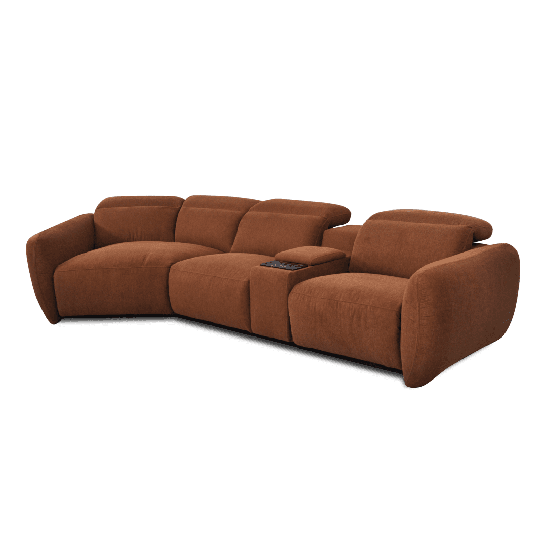 LUNO – Rounded Recliner Sofa
