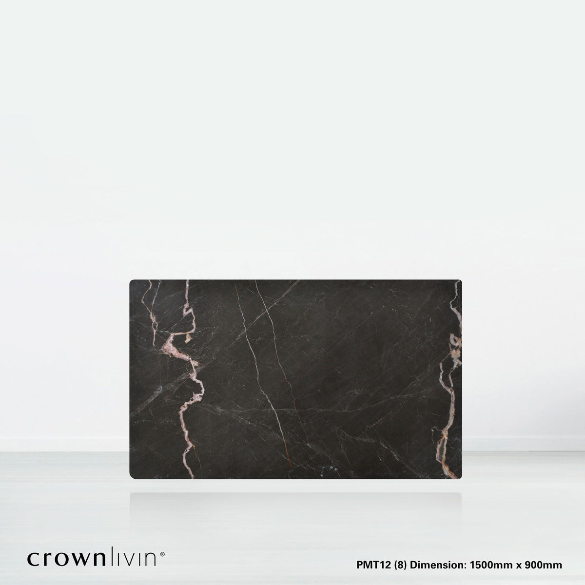 5ft Rectangular Coffee Mousse Natural Marble Dining Table