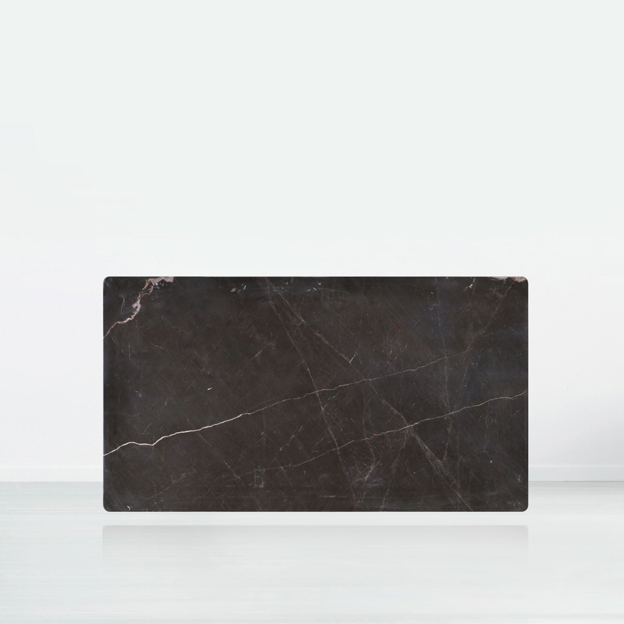 6ft Rectangular Coffee Mousse Natural Marble Dining Table