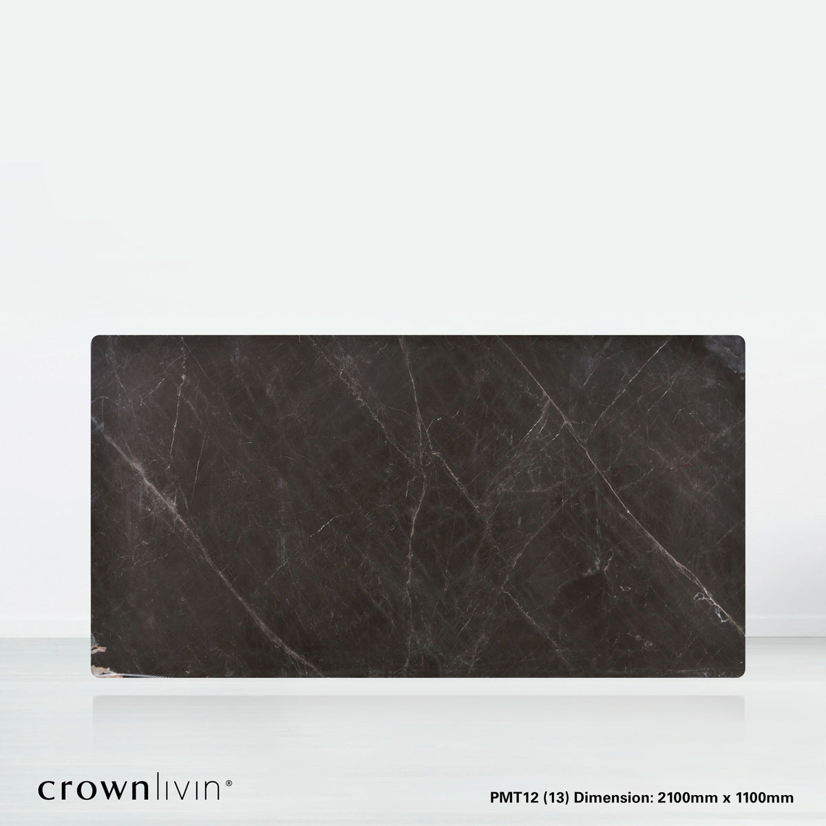 7ft Rectangular Coffee Mousse Natural Marble Dining Table