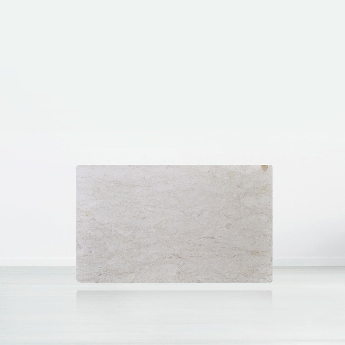 5ft Rectangular Crema Marfil Natural Marble Dining Table