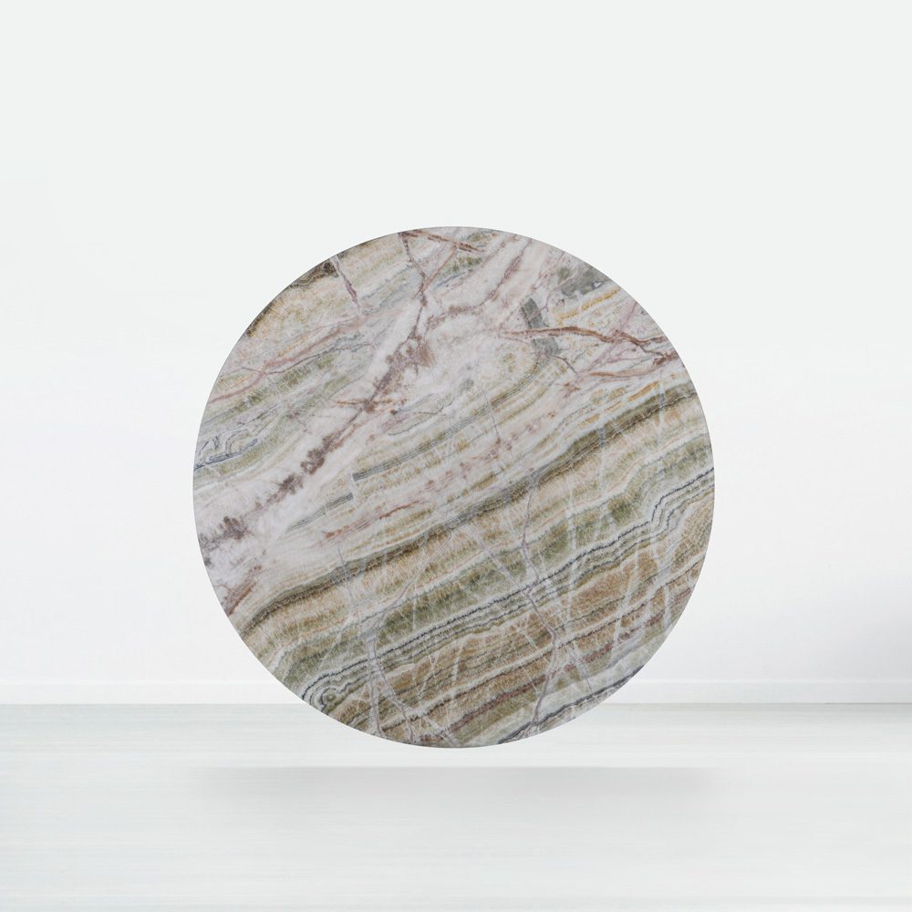 5ft Round Spider Onyx Natural Marble Dining Table