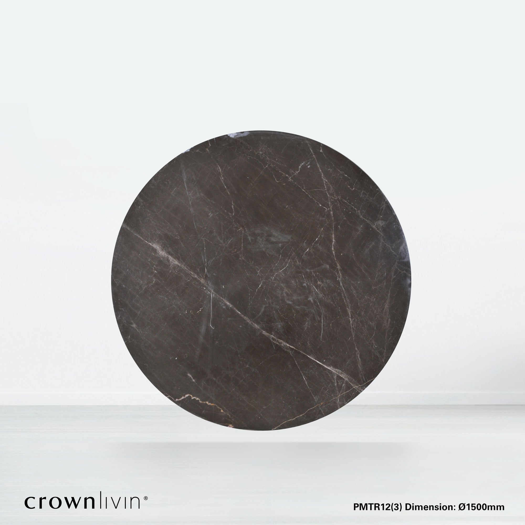 5ft Round Coffee Mousse Natural Marble Dining Table