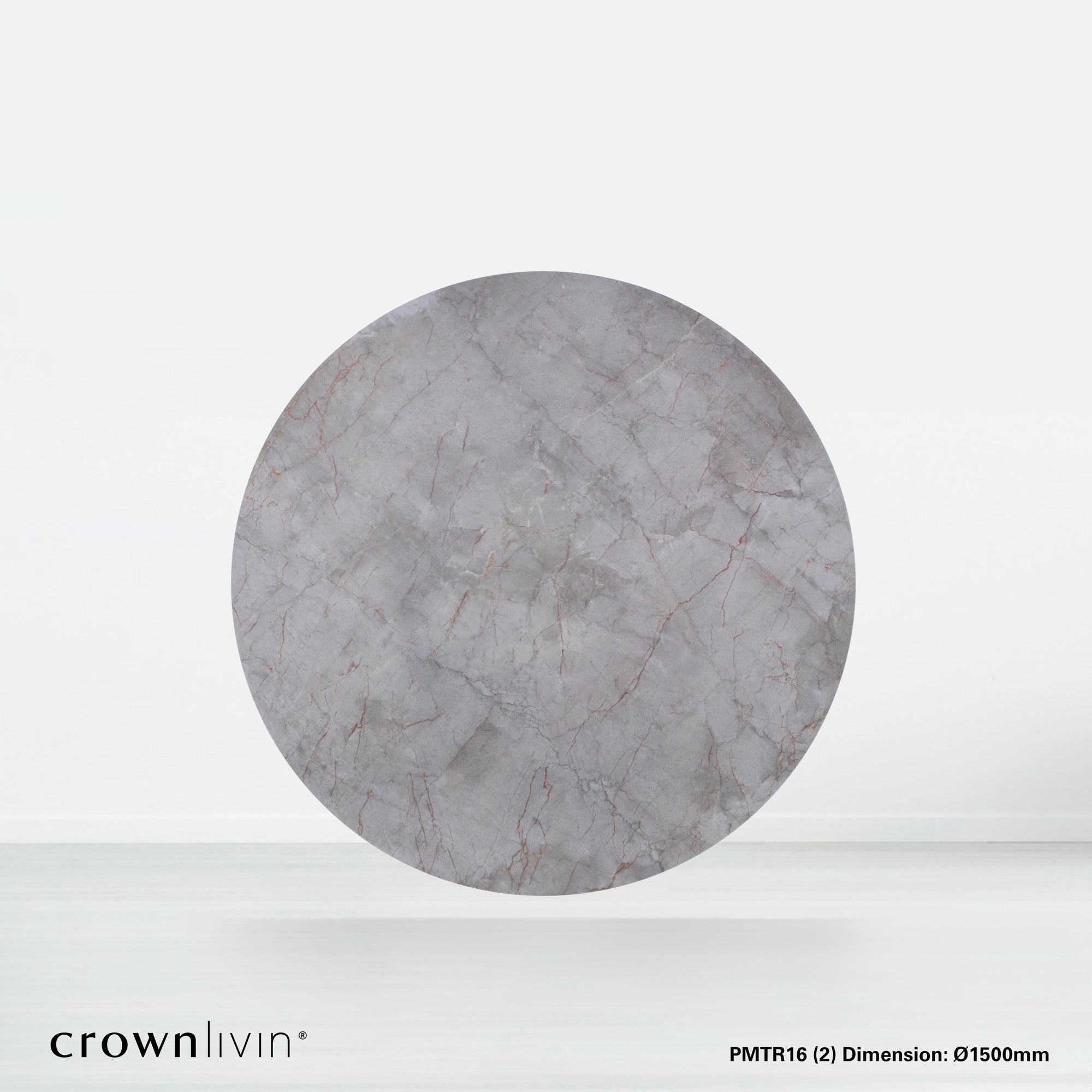 5ft Round Crema Nova Natural Marble Dining Table