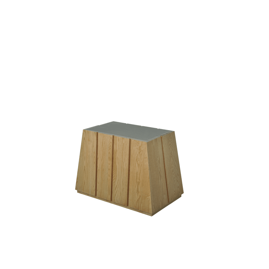 WLRE-1B Coral Ash Wood Base