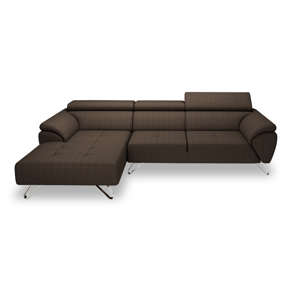 VICTOR - Adjustable Headrest Fabric / Leather Sofa (1 / 2 / 3-seater / L-shaped)