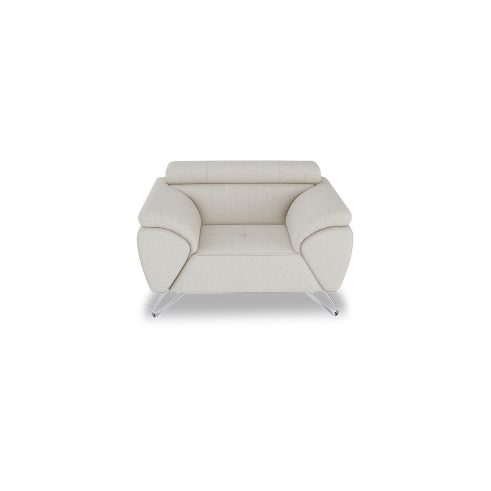 VICTOR - Adjustable Headrest Fabric / Leather Sofa (1 / 2 / 3-seater / L-shaped)