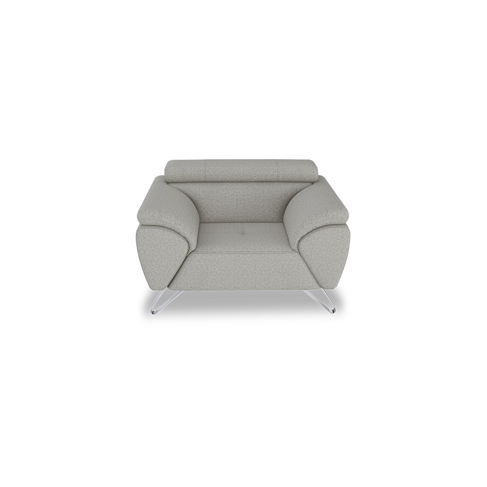 VICTOR - Adjustable Headrest Fabric / Leather Sofa (1 / 2 / 3-seater / L-shaped)