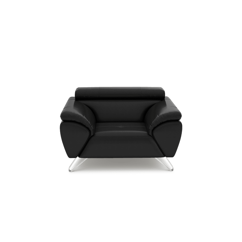 VICTOR - Adjustable Headrest Fabric / Leather Sofa (1 / 2 / 3-seater / L-shaped)