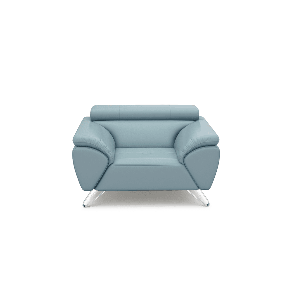 VICTOR - Adjustable Headrest Fabric / Leather Sofa (1 / 2 / 3-seater / L-shaped)