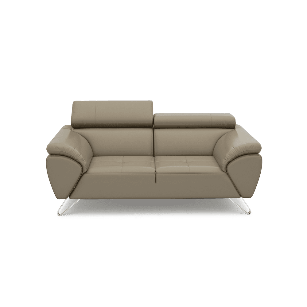 VICTOR - Adjustable Headrest Fabric / Leather Sofa (1 / 2 / 3-seater / L-shaped)