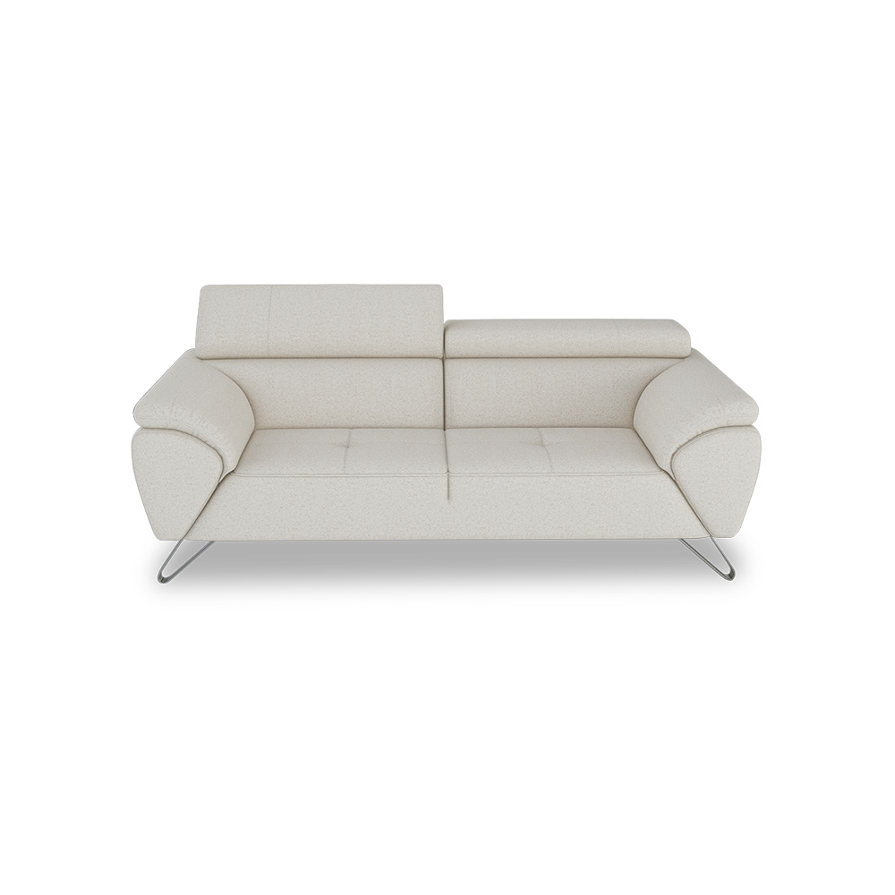 VICTOR - Adjustable Headrest Fabric / Leather Sofa (1 / 2 / 3-seater / L-shaped)