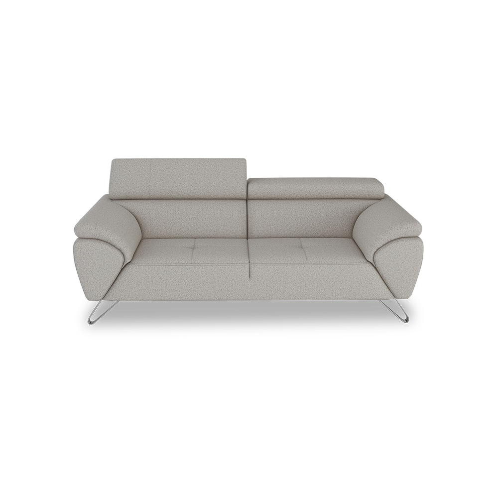 VICTOR - Adjustable Headrest Fabric / Leather Sofa (1 / 2 / 3-seater / L-shaped)