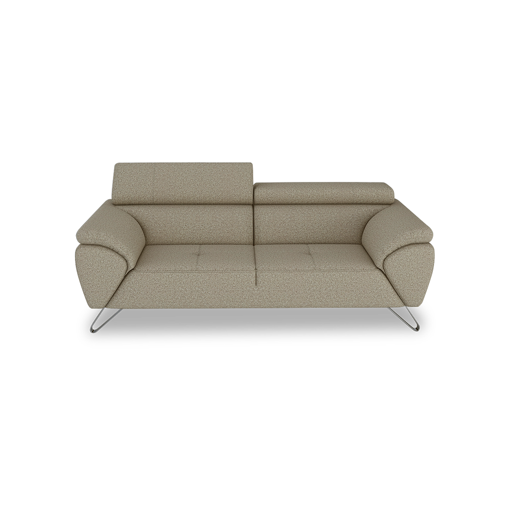 VICTOR - Adjustable Headrest Fabric / Leather Sofa (1 / 2 / 3-seater / L-shaped)