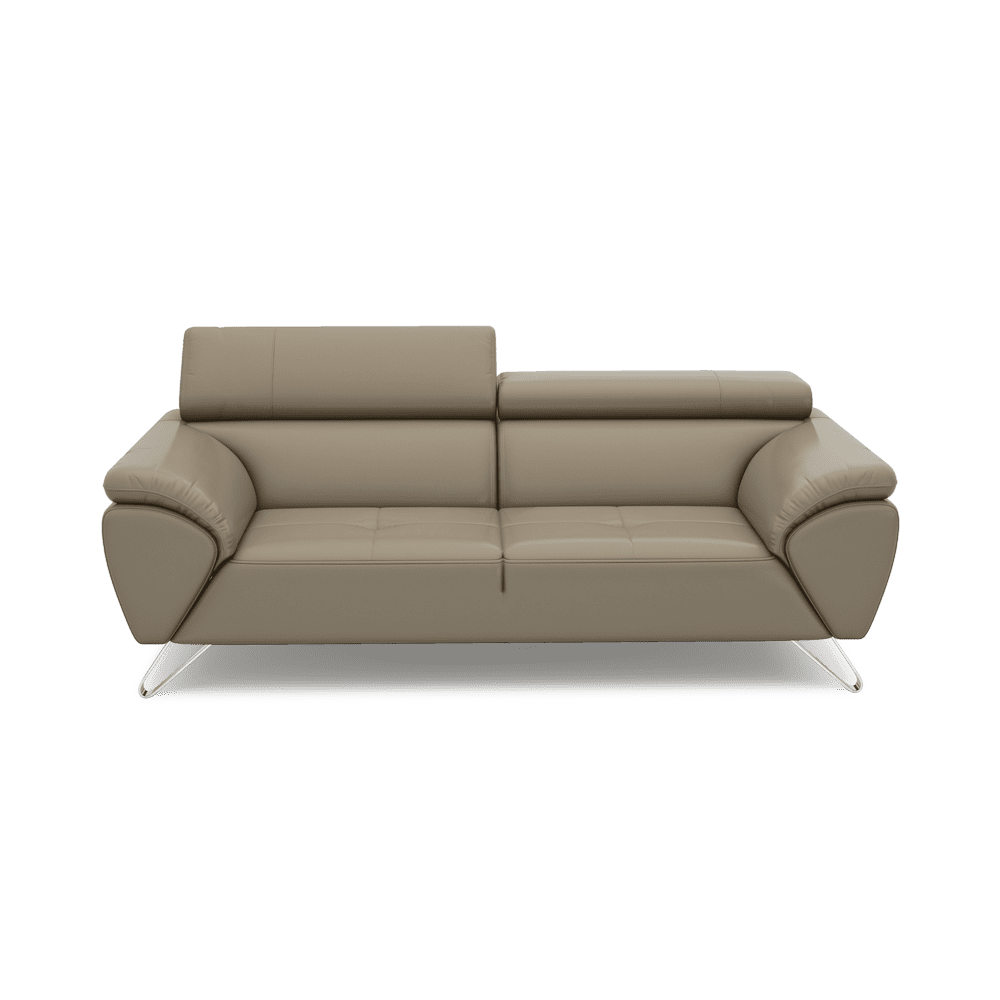 VICTOR - Adjustable Headrest Fabric / Leather Sofa (1 / 2 / 3-seater / L-shaped)