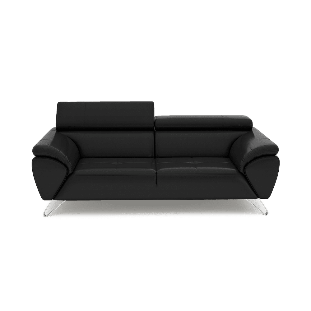VICTOR - Adjustable Headrest Fabric / Leather Sofa (1 / 2 / 3-seater / L-shaped)