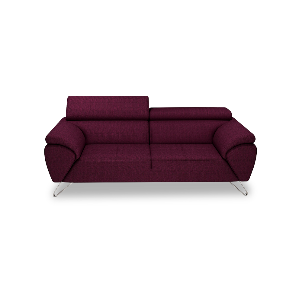 VICTOR - Adjustable Headrest Fabric / Leather Sofa (1 / 2 / 3-seater / L-shaped)