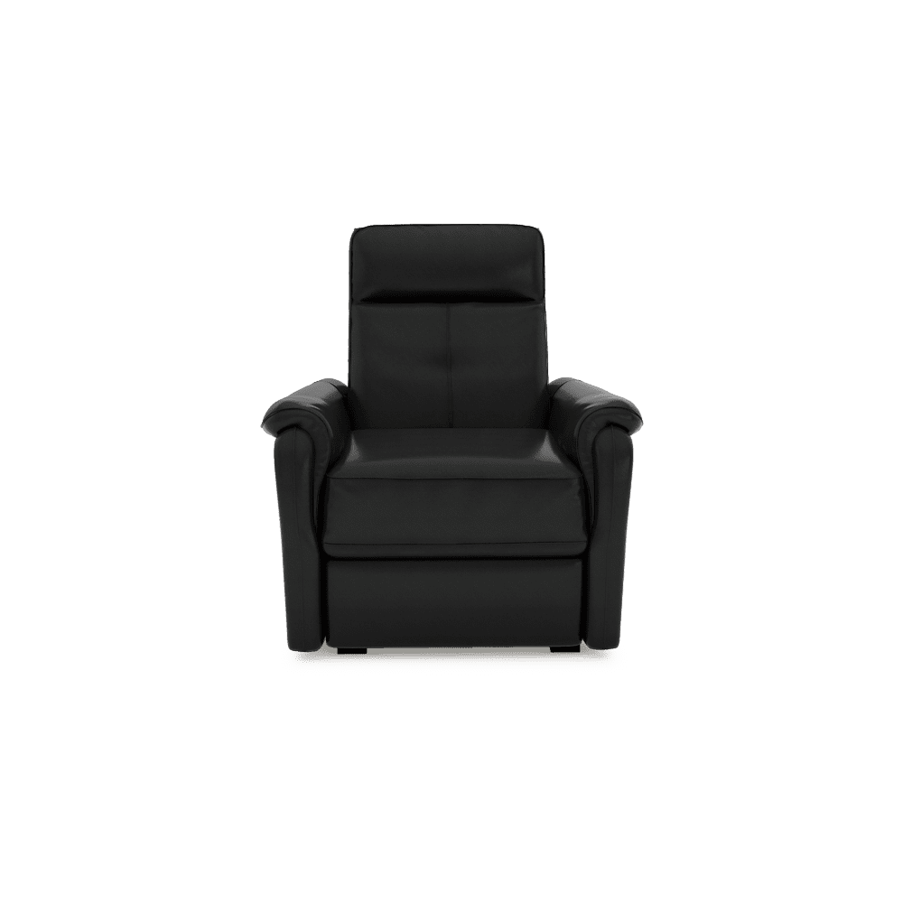 SAND - Recliner Fabric / Leather Sofa (1-seater)