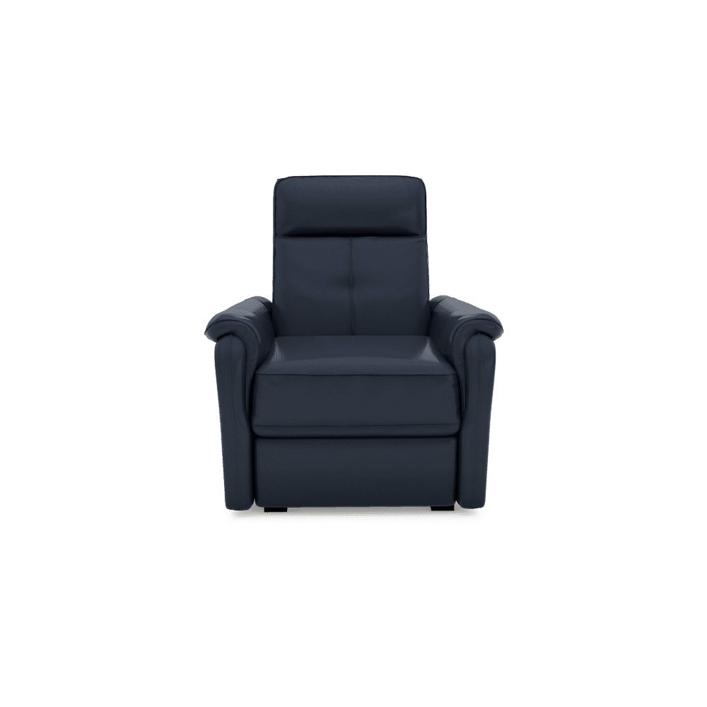 SAND - Recliner Fabric / Leather Sofa (1-seater)