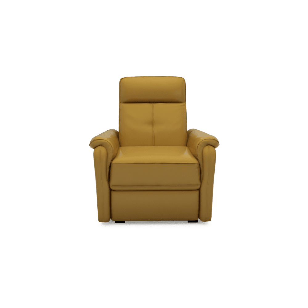 SAND - Recliner Fabric / Leather Sofa (2-seater)