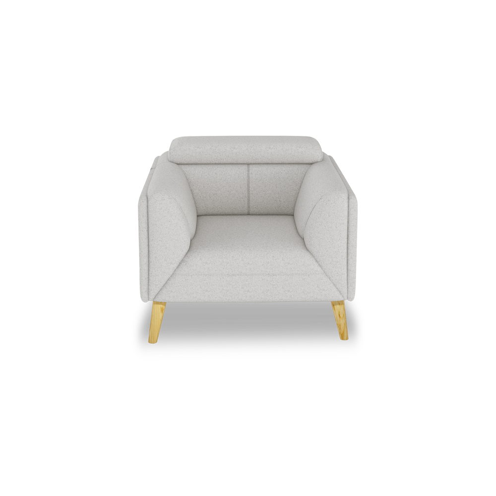 JANICE - Modular Fabric / Leather Sofa (1-seater)