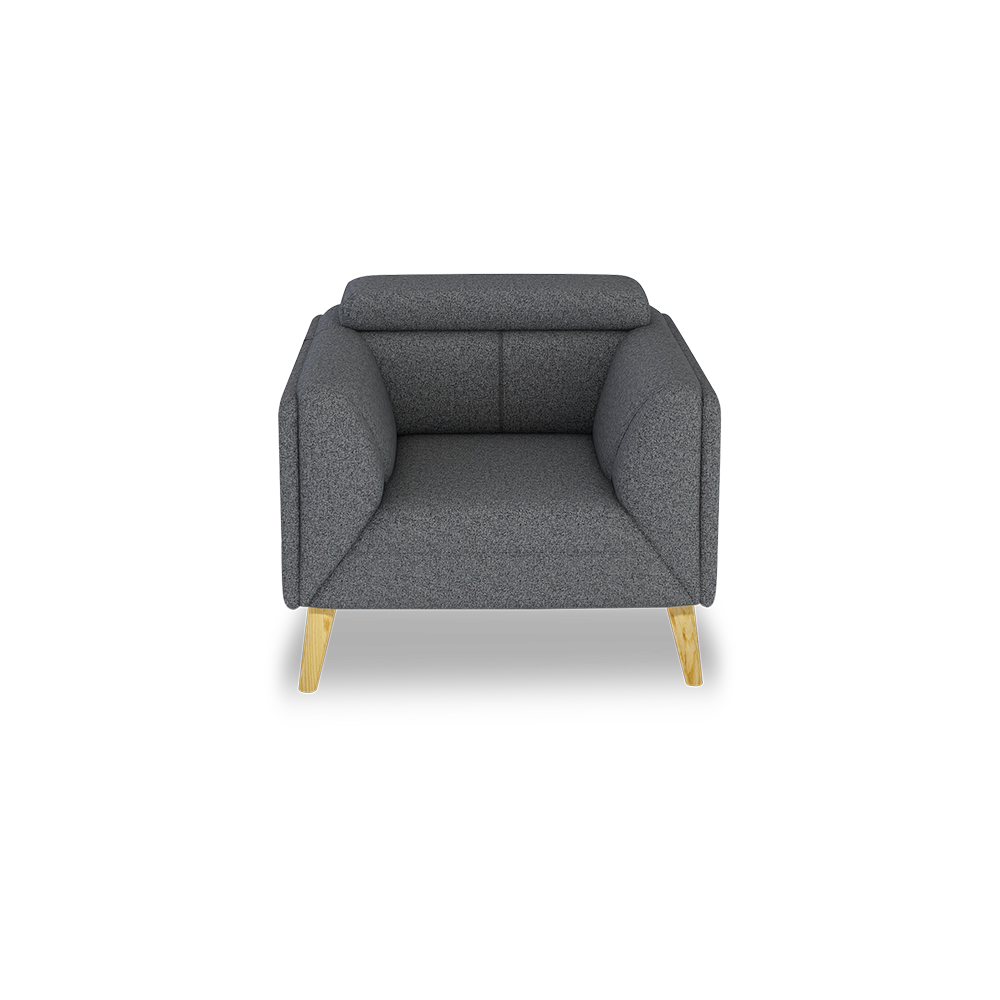 JANICE - Modular Fabric / Leather Sofa (1-seater)