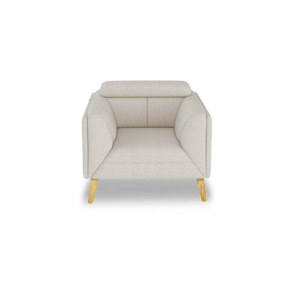 JANICE - Modular Fabric / Leather Sofa (1-seater)