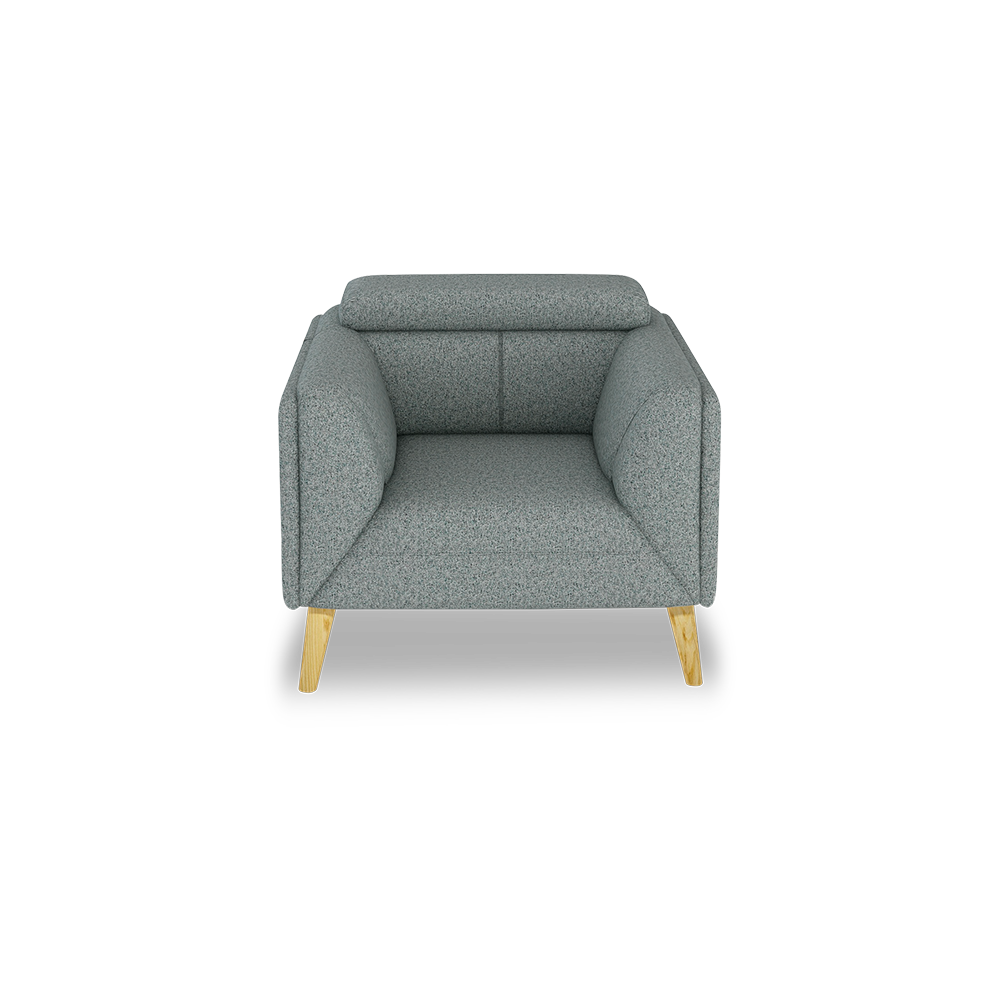 JANICE - Modular Fabric / Leather Sofa (1-seater)