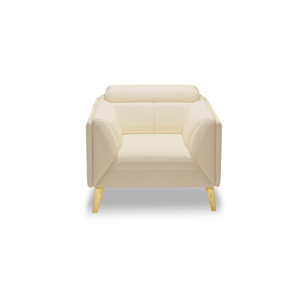 JANICE - Modular Fabric / Leather Sofa (1-seater)