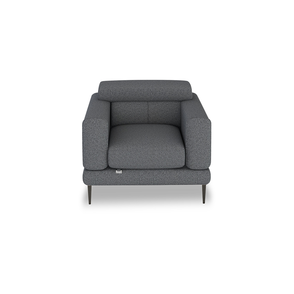 UNIQ - Pull-Out Fabric / Leather Sofa (1-seater)