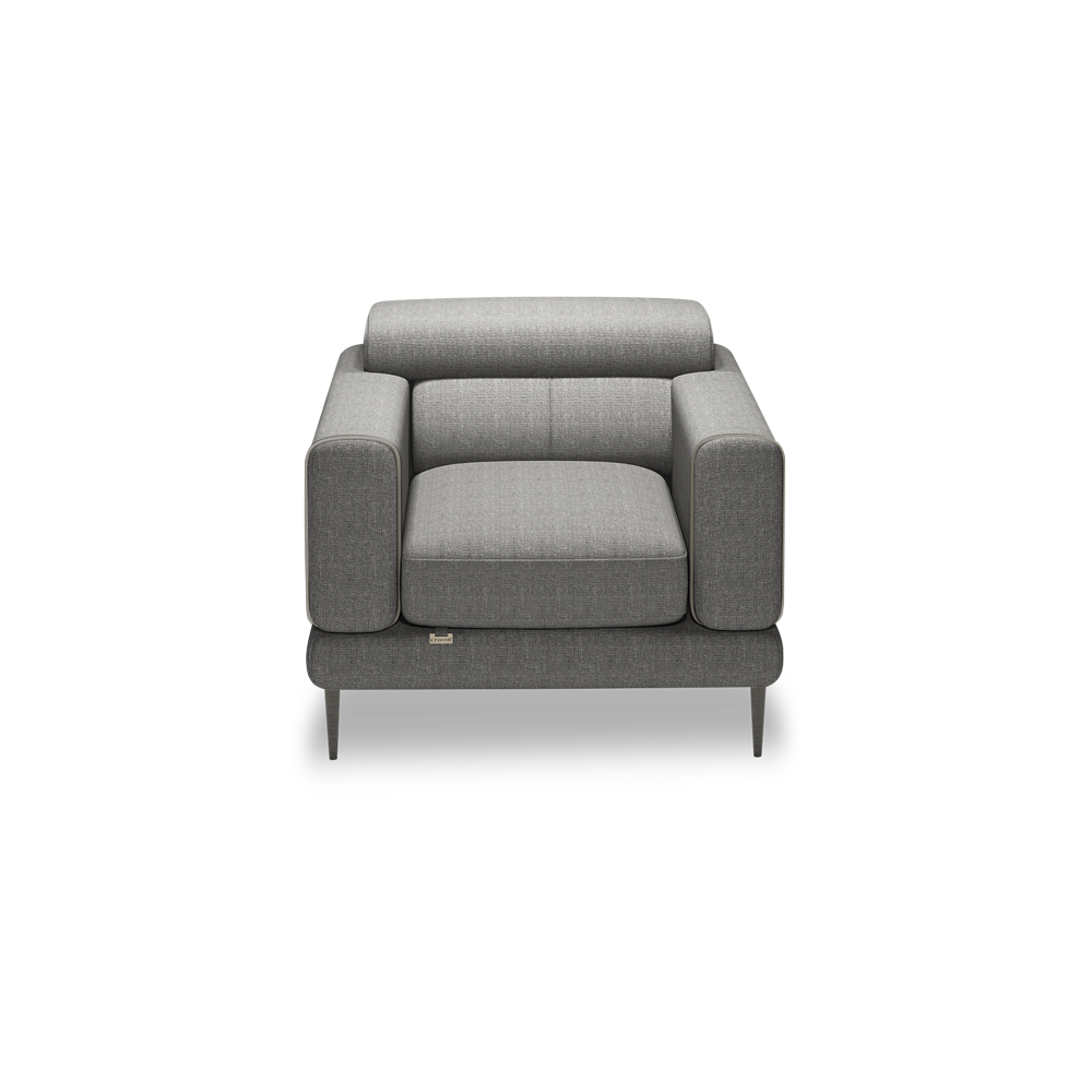 UNIQ - Pull-Out Fabric / Leather Sofa (1-seater)