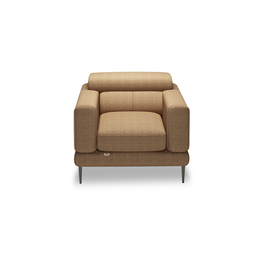 UNIQ - Pull-Out Fabric / Leather Sofa (1-seater)